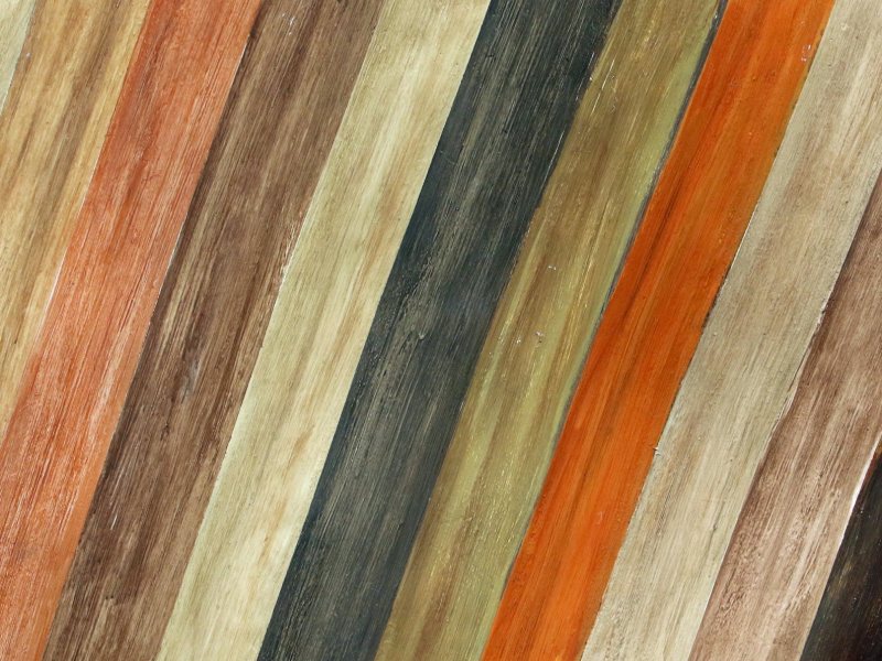 Decorative laminate strips in a range of wood-grain finishes